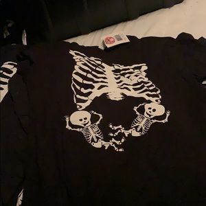 Twin baby rib cage shirt